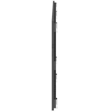 vidaXL Κεφαλάρι Τοίχου Γκρι 166x3x60cm από Μασίφ Ξύλο Πεύκου 1 τεμ.
