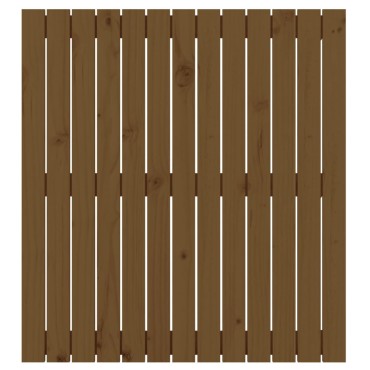 vidaXL Κεφαλάρι Τοίχου Μελί 82,5x3x90cm από Μασίφ Ξύλο Πεύκου 1 τεμ.