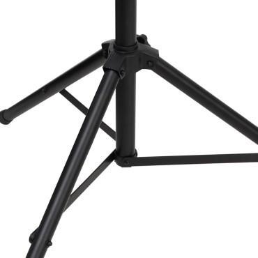 vidaXL Βάση Φωτισμού Μαύρη 338 x 115 x (180-300) εκ. Ατσάλινη