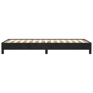 vidaXL Πλαίσιο Κρεβατιού Μαύρο 90x190cm Βελούδινο 1 τεμ. - Μονό