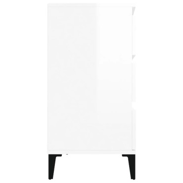 vidaXL Ντουλάπι Γυαλιστερό Λευκό 60x35x70cm από Επεξεργασμένο Ξύλο 1 τεμ.