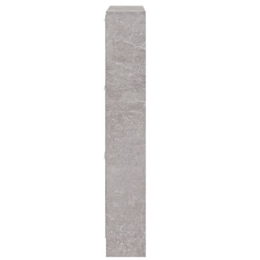 vidaXL Παπουτσοθήκη Γκρι Σκυροδέματος 59x17x108cm Επεξεργασμένο Ξύλο