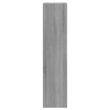 vidaXL Παπουτσοθήκη Γκρι Sonoma 63x24x103cm από Επεξεργασμένο Ξύλο