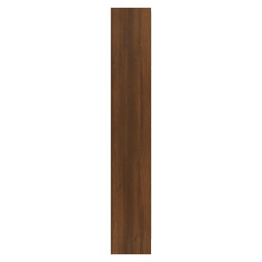 vidaXL Παπουτσοθήκη Καφέ Δρυς 63x24x147cm από Επεξεργασμένο Ξύλο