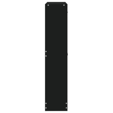 vidaXL Παπουτσοθήκη Μαύρη 59x17x81cm από Επεξεργασμένο Ξύλο