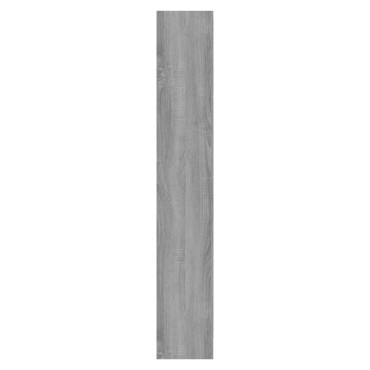 vidaXL Παπουτσοθήκη Γκρι Sonoma 63x24x147cm από Επεξεργασμένο Ξύλο