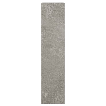 vidaXL Παπουτσοθήκη Γκρι Σκυροδέματος 63x24x103cm Επεξεργασμένο Ξύλο