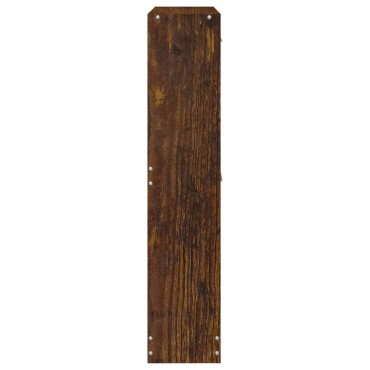 vidaXL Παπουτσοθήκη Καπνιστή Δρυς 59x17x81cm από Επεξεργασμένο Ξύλο