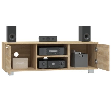 vidaXL Έπιπλο Τηλεόρασης Sonoma Δρυς 120x40,5x35cm Επεξεργασμένο Ξύλο
