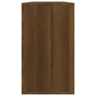 vidaXL Παπουτσοθήκη Καφέ Δρυς 80x24x45cm από Επεξεργασμένο Ξύλο