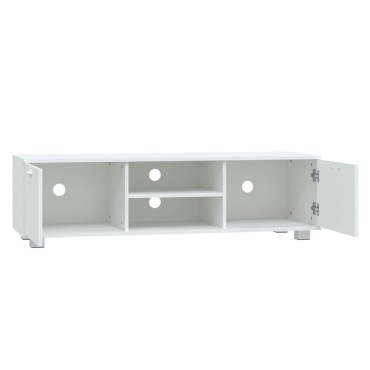 vidaXL Έπιπλο Τηλεόρασης Λευκό 140x40,5x35cm Επεξεργασμένο Ξύλο