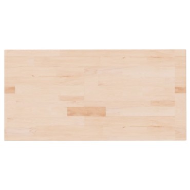 vidaXL Πάγκος Μπάνιου 80x40x2,5 εκ. Ακατέργαστο Μασίφ Ξύλο