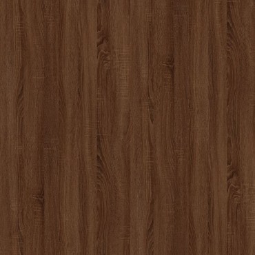 vidaXL Βιβλιοθήκη με 3 Ράφια Καφέ Δρυς 40x24x109cm Επεξεργ. Ξύλο 1 τεμ.