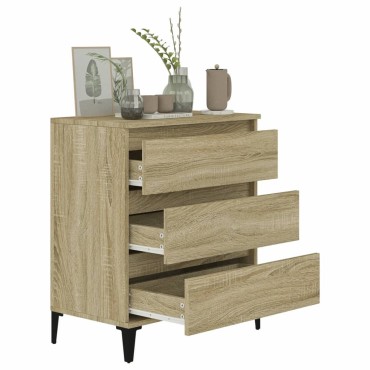 vidaXL Συρταριέρα Sonoma Δρυς 60x35x70cm Επεξεργασμένο Ξύλο 1 τεμ.