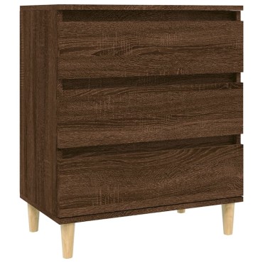 vidaXL Μπουφές Καφέ Δρυς 60x35x70cm από Επεξεργασμένο Ξύλο 1 τεμ.