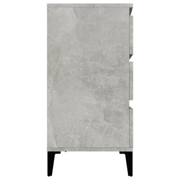 vidaXL Ντουλάπι Γκρι Σκυροδέματος 60x35x70cm Επεξεργασμένο Ξύλο 1 τεμ.