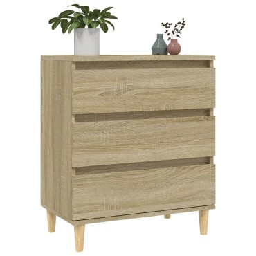 vidaXL Συρταριέρα Sonoma Δρυς 60x35x70cm Επεξεργασμένο Ξύλο 1 τεμ.