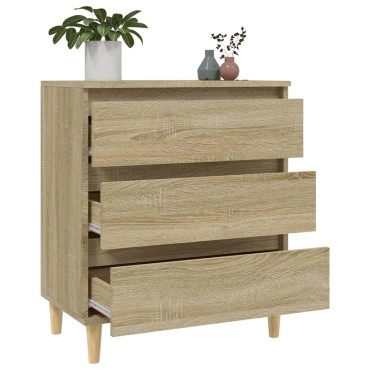 vidaXL Συρταριέρα Sonoma Δρυς 60x35x70cm Επεξεργασμένο Ξύλο 1 τεμ.