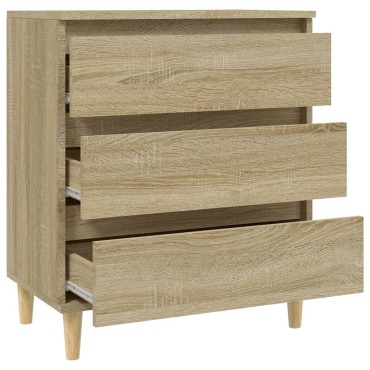 vidaXL Συρταριέρα Sonoma Δρυς 60x35x70cm Επεξεργασμένο Ξύλο 1 τεμ.