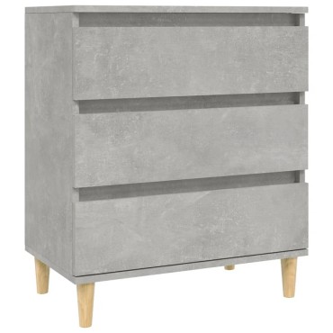 vidaXL Ντουλάπι Γκρι Σκυροδέματος 60x35x70cm Επεξεργασμένο Ξύλο 1 τεμ.