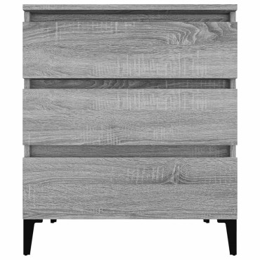vidaXL Ντουλάπι Γκρι Sonoma 60x35x70cm από Επεξεργασμένο Ξύλο 1 τεμ.