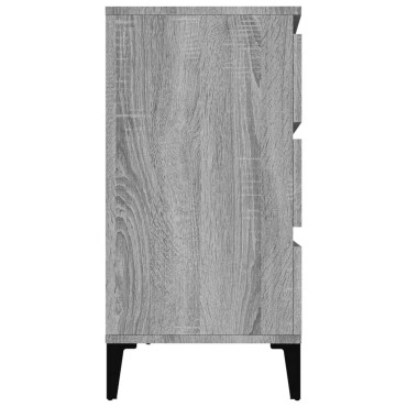 vidaXL Ντουλάπι Γκρι Sonoma 60x35x70cm από Επεξεργασμένο Ξύλο 1 τεμ.