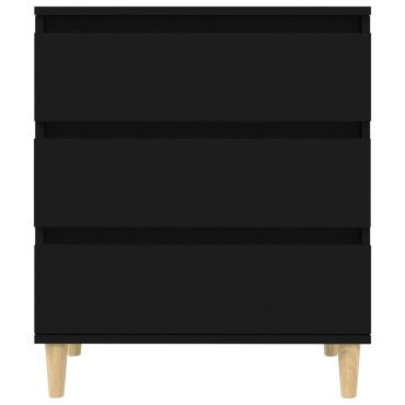 vidaXL Ντουλάπι Μαύρο 60x35x70cm από Επεξεργασμένο Ξύλο 1 τεμ.