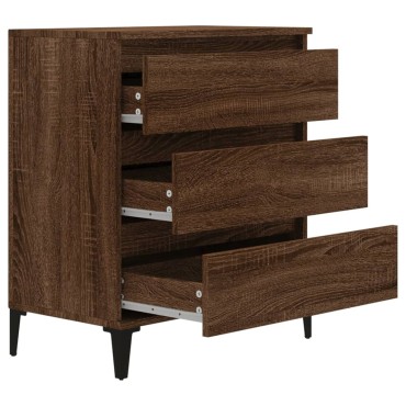 vidaXL Μπουφές Καφέ Δρυς 60x35x70cm από Επεξεργασμένο Ξύλο 1 τεμ.