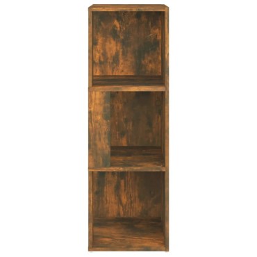 vidaXL Γωνιακό Έπιπλο Καπνιστή Δρυς 33x33x100cm Επεξεργασμένο Ξύλο