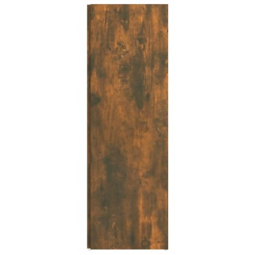 vidaXL Γωνιακό Έπιπλο Καπνιστή Δρυς 33x33x100cm Επεξεργασμένο Ξύλο