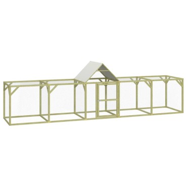 vidaXL Κοτέτσι 500x100x150 εκ. από Μασίφ Εμποτισμένο Ξύλο Πεύκου