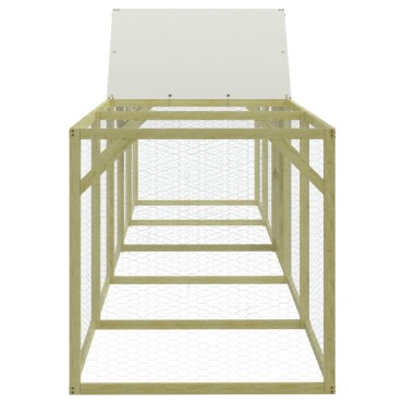 vidaXL Κοτέτσι 500x100x150 εκ. από Μασίφ Εμποτισμένο Ξύλο Πεύκου