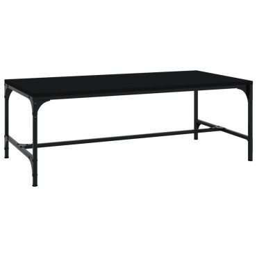 vidaXL Τραπεζάκι Σαλονιού Μαύρο 80x50x35cm Επεξεργασμένο Ξύλο 1 τεμ.