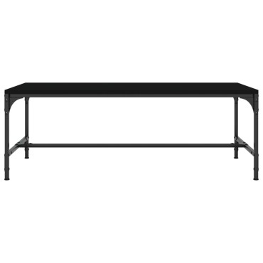 vidaXL Τραπεζάκι Σαλονιού Μαύρο 80x50x35cm Επεξεργασμένο Ξύλο 1 τεμ.