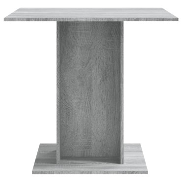 vidaXL Τραπεζαρία Γκρι Sonoma 80x80x75cm από Επεξεργασμένο Ξύλο 1 τεμ.