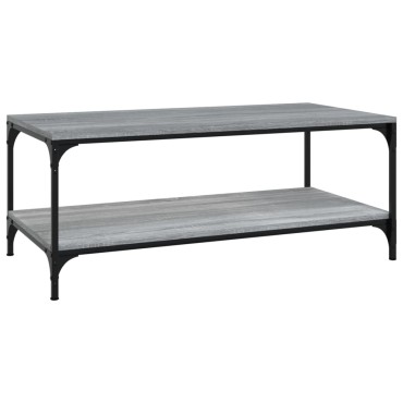 vidaXL Τραπεζάκι Σαλονιού Γκρι Sonoma 80x50x40cmΕπεξεργασμένο Ξύλο 1 τεμ.