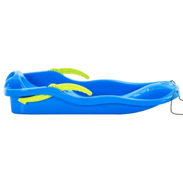 vidaXL Έλκηθρο με Φρένα Μπλε 87 x 40 x 18 εκ. από Πολυπροπυλένιο
