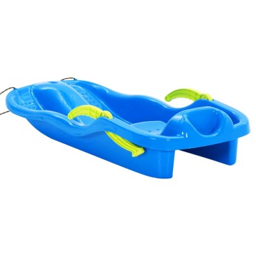 vidaXL Έλκηθρο με Φρένα Μπλε 87 x 40 x 18 εκ. από Πολυπροπυλένιο