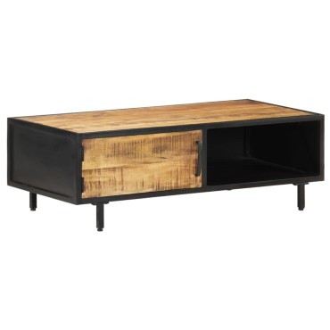 vidaXL Τραπεζάκι Σαλονιού 105x50x35cm από Ακατέργαστο Ξύλο Μάνγκο 1 τεμ.