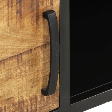 vidaXL Τραπεζάκι Σαλονιού 105x50x35cm από Ακατέργαστο Ξύλο Μάνγκο 1 τεμ.
