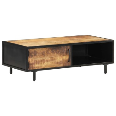 vidaXL Τραπεζάκι Σαλονιού 105x50x35cm από Ακατέργαστο Ξύλο Μάνγκο 1 τεμ.