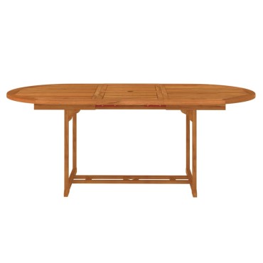 vidaXL Τραπέζι Κήπου 200x100x75cm από Μασίφ Ξύλο Ευκαλύπτου 1 τεμ.