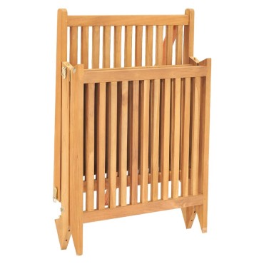 vidaXL Ξαπλώστρα από Μασίφ Ξύλο Teak 60x160x57cm 1 τεμ.