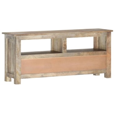 vidaXL Έπιπλο Τηλεόρασης 110x30x50cm από Μασίφ Ξύλο Μάνγκο