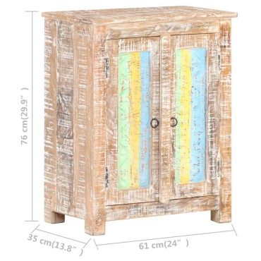 vidaXL Ντουλάπι 61x35x76cm από Ακατέργαστο Ξύλο Ακακίας 1 τεμ.