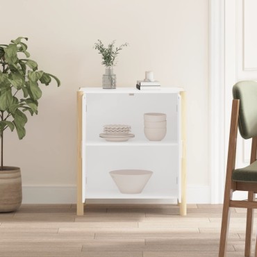 vidaXL Ντουλάπι Λευκό 62x38x70cm από Επεξεργασμένο Ξύλο 1 τεμ.