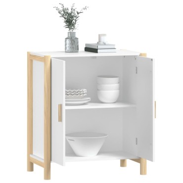 vidaXL Ντουλάπι Λευκό 62x38x70cm από Επεξεργασμένο Ξύλο 1 τεμ.