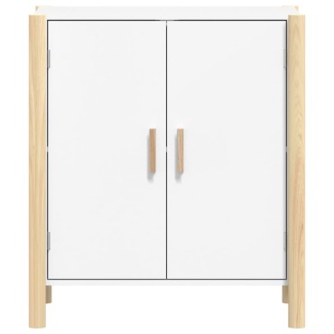 vidaXL Ντουλάπι Λευκό 62x38x70cm από Επεξεργασμένο Ξύλο 1 τεμ.