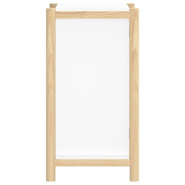 vidaXL Ντουλάπι Λευκό 62x38x70cm από Επεξεργασμένο Ξύλο 1 τεμ.