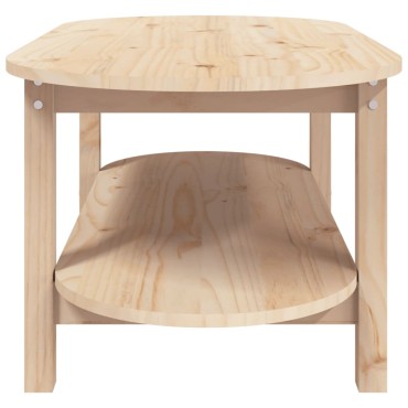 vidaXL Τραπεζάκι Σαλονιού 110x55x45cm από Μασίφ Ξύλο Πεύκου 1 τεμ.